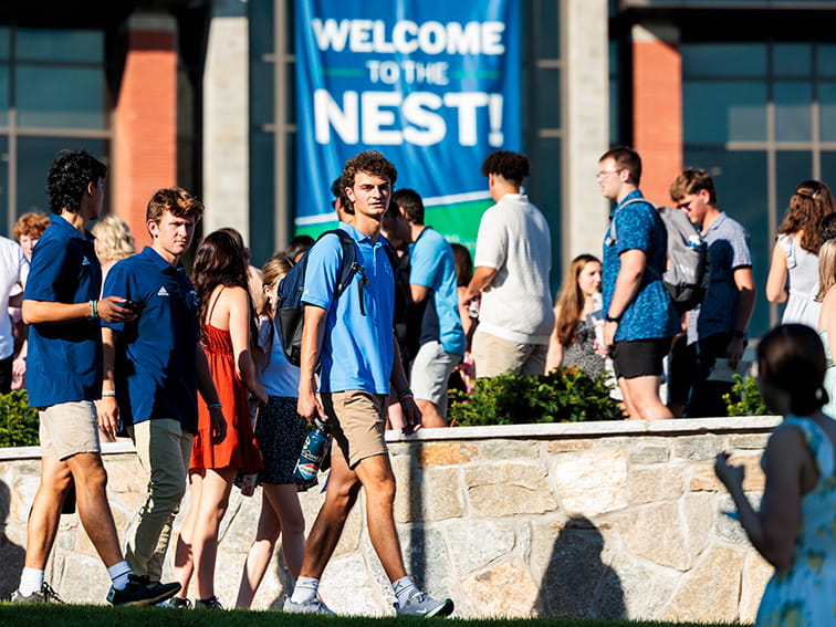 Students at convocation