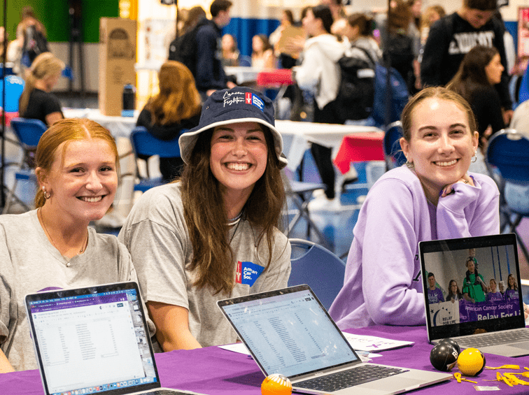 Students with laptops