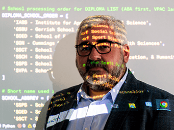 Endicott business professor Allan Glass