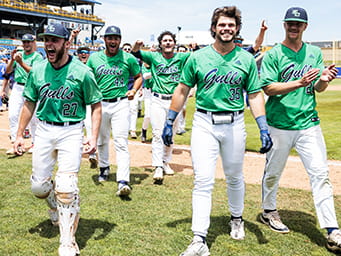 Members of the baseball team