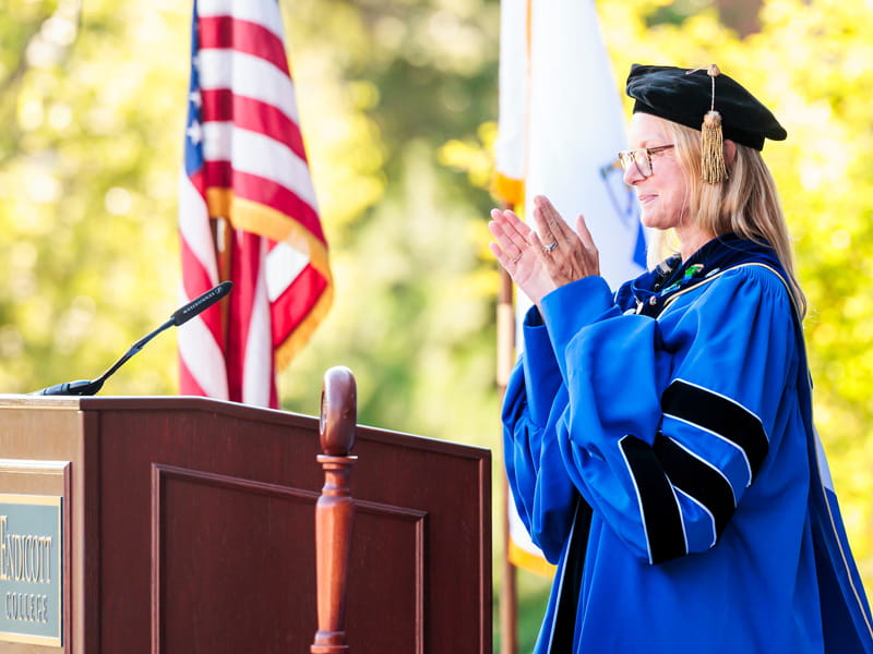 Provost Sara Quay at Convocation