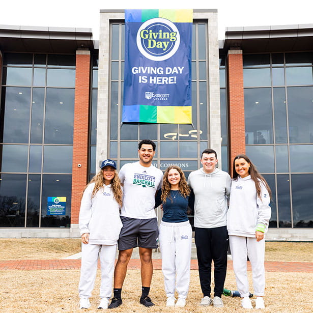 Students on Giving Day