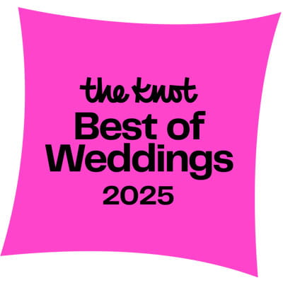 The Knot Best of Weddings 2025 Award Logo